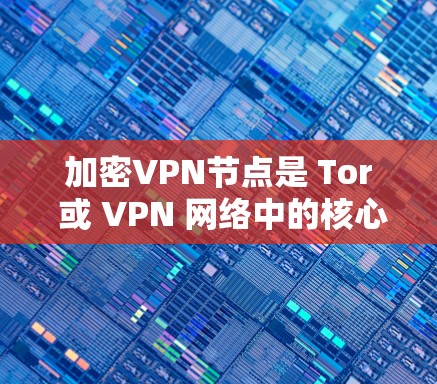 加密VPN节点是 Tor 或 VPN 网络中的核心中间节点,用于连接加密网络,提供加密化的上网体验。以下是关于加密VPN节点的详细总结