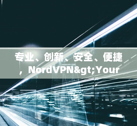 专业、创新、安全、便捷，NordVPN>Your理想网络VPN