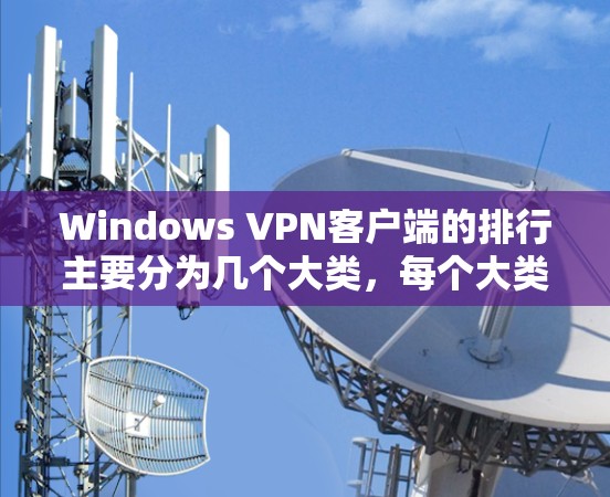Windows VPN客户端的排行主要分为几个大类，每个大类下有不同的子类。以下是详细介绍