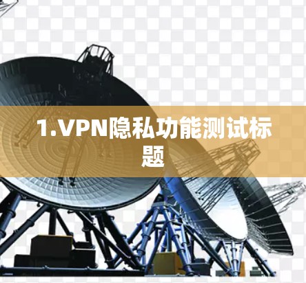 1.VPN隐私功能测试标题