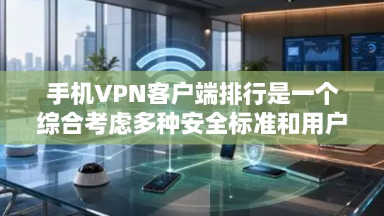 手机VPN客户端排行是一个综合考虑多种安全标准和用户体验的复杂过程。以下是逐步的指南，帮助您选择适合的客户端