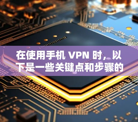 在使用手机 VPN 时，以下是一些关键点和步骤的指南