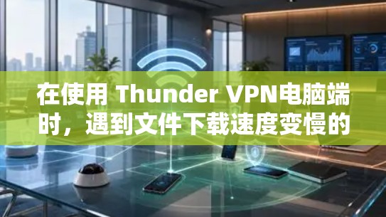 在使用 Thunder VPN电脑端时，遇到文件下载速度变慢的问题，可以通过以下步骤进行解决