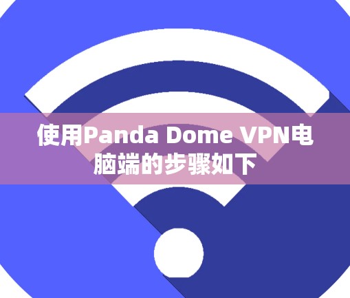 使用Panda Dome VPN电脑端的步骤如下