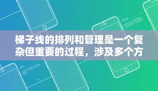 梯子线的排列和管理是一个复杂但重要的过程,涉及多个方面,包括结构设计、设备连接、维护和管理。以下是关于梯子线排列和管理的关键点