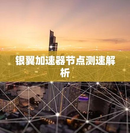 银翼加速器节点测速解析