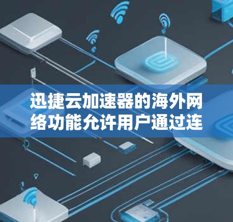 迅捷云加速器的海外网络功能允许用户通过连接到国外服务器来加速下载速度，具体步骤如下