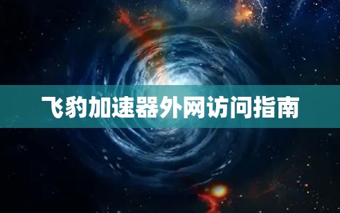 飞豹加速器外网访问指南