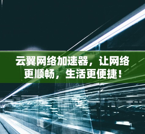 云翼网络加速器,让网络更顺畅,生活更便捷!