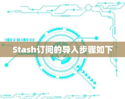 Stash订阅的导入步骤如下