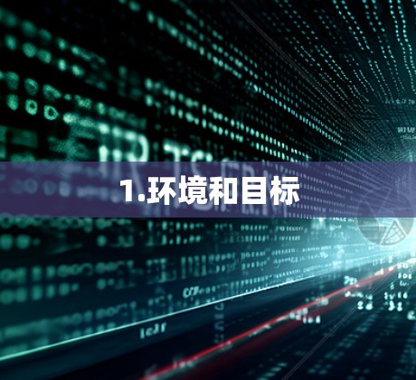 1.环境和目标