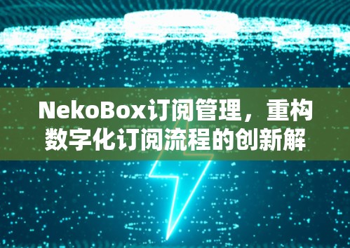NekoBox订阅管理，重构数字化订阅流程的创新解决方案