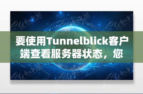 要使用Tunnelblick客户端查看服务器状态，您可以按照以下步骤操作