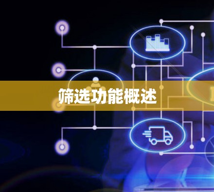 筛选功能概述