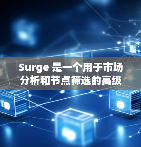 Surge 是一个用于市场分析和节点筛选的高级工具，旨在帮助投资者发现潜在的投资机会或预测市场趋势。以下是对其核心功能的详细解释
